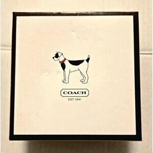COACH Khaki Mahogany with Engraveable Charm 4003 Size‎ Extra Large NWT